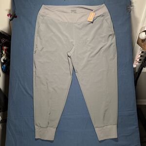 Patagonia Pants Happy Hike Studio Grey Women's XXL Plus Size Outdoor Hiking Gorp